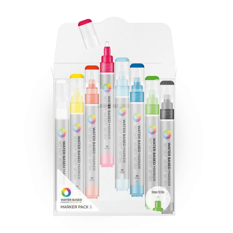 <strong>WB MARKER PACKS</strong><br>Assorted - Water Base