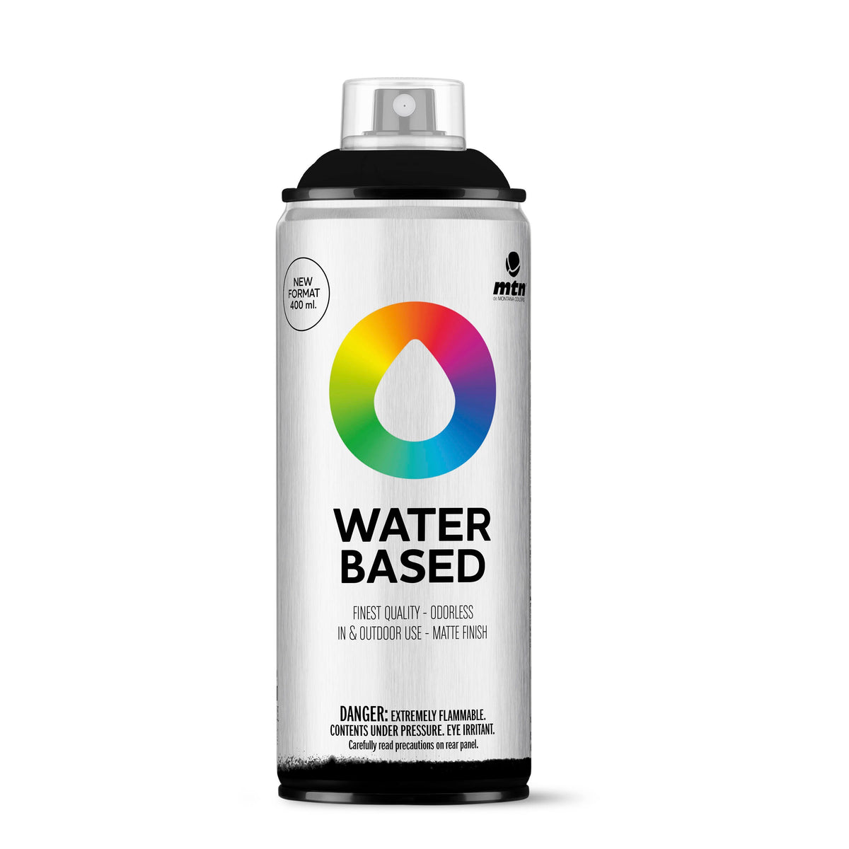 MTN Water Based 400 Spray Paint - Black (WR4V9011) +