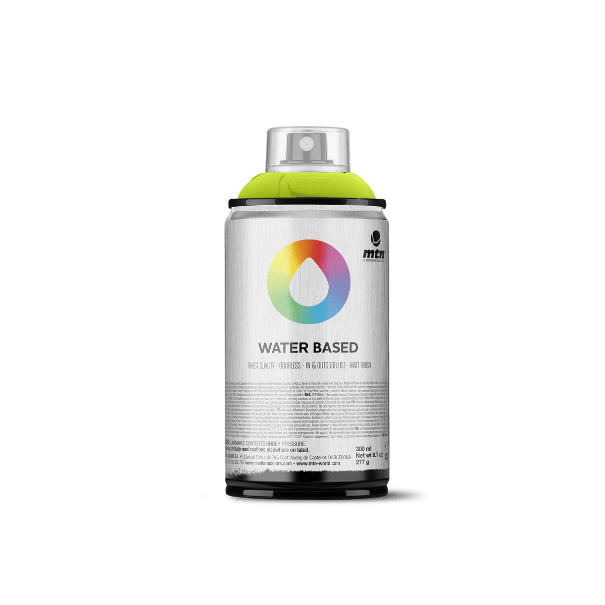 MTN Water Based 300 Spray Paint - Brilliant Yellow Green | Spray Planet