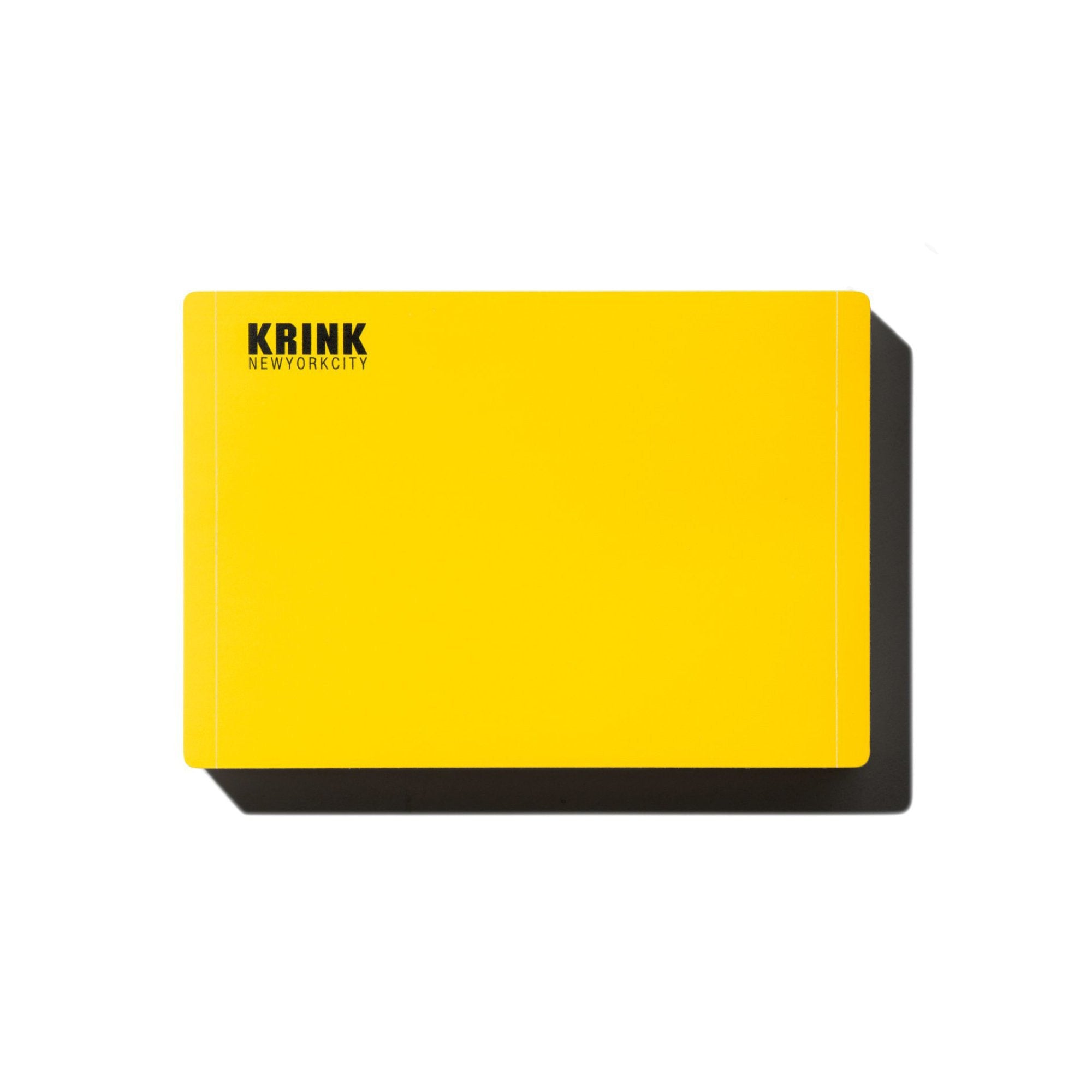 KRINK Super Permanent Stickers - Bright Yellow | Spray Planet