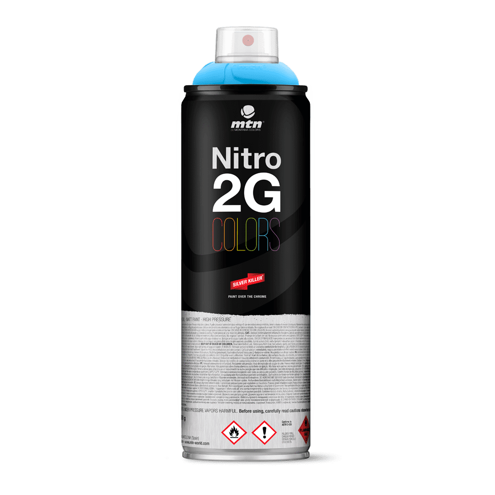 MTN Nitro 2G Colors Spray Paint - Light Blue | Spray Planet