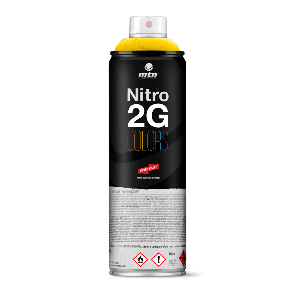 MTN Nitro 2G Colors Spray Paint - Light Yellow | Spray Planet