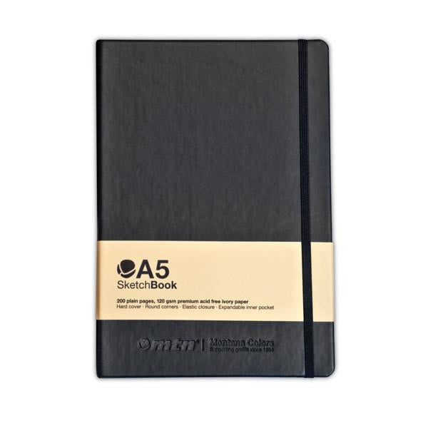 Premium Black Sketchbook, A5