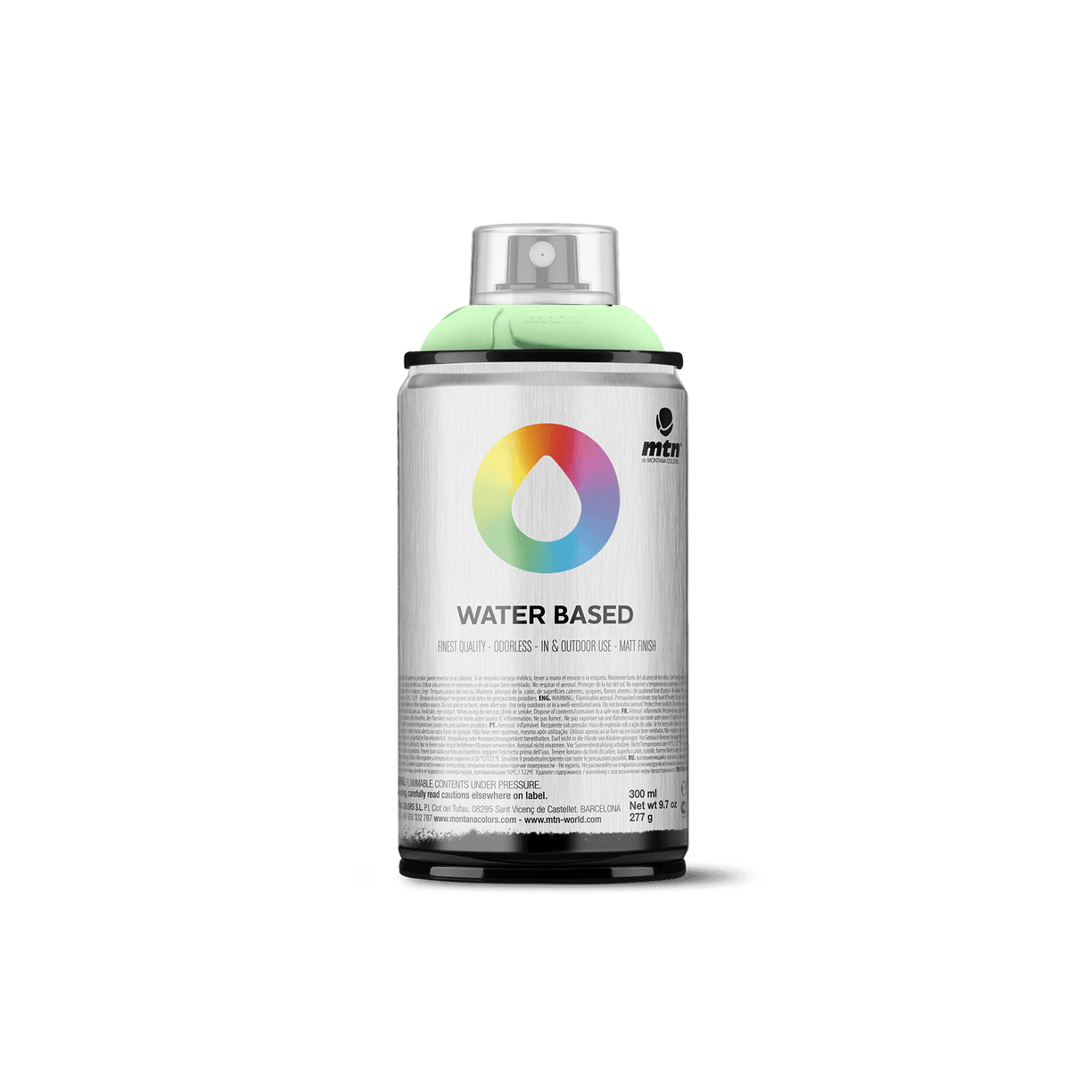 MTN Water Based 300 Spray Paint - Phathalo Green | Spray Planet