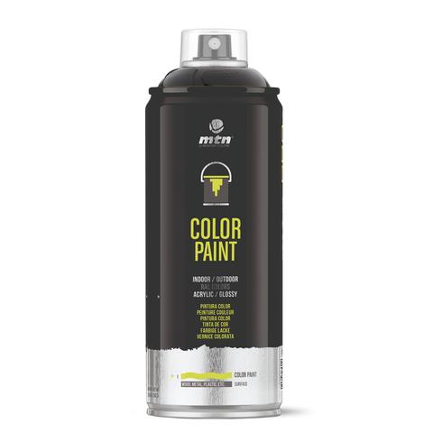 Montana Black Spray Paint in 102 Matte Colors