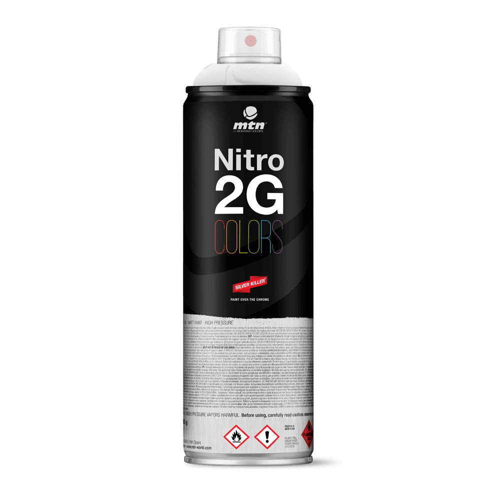 MTN Nitro 2G Colors Spray Paint - White | Spray Planet