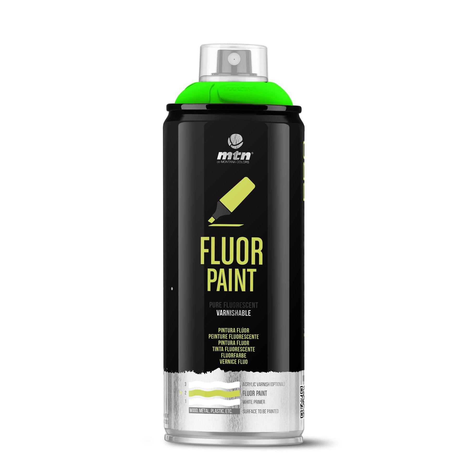 MTN PRO Fluor Paint - Fluorescent Green | Spray Planet