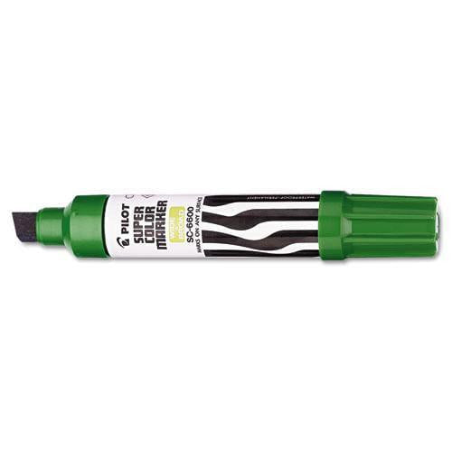 Pilot Marker Jumbo Large Chisel Tip Ink Marker - Green Permanent