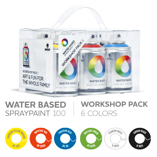 MTN Water Based Spray Paint 100ml 6-Pack | Spray Planet