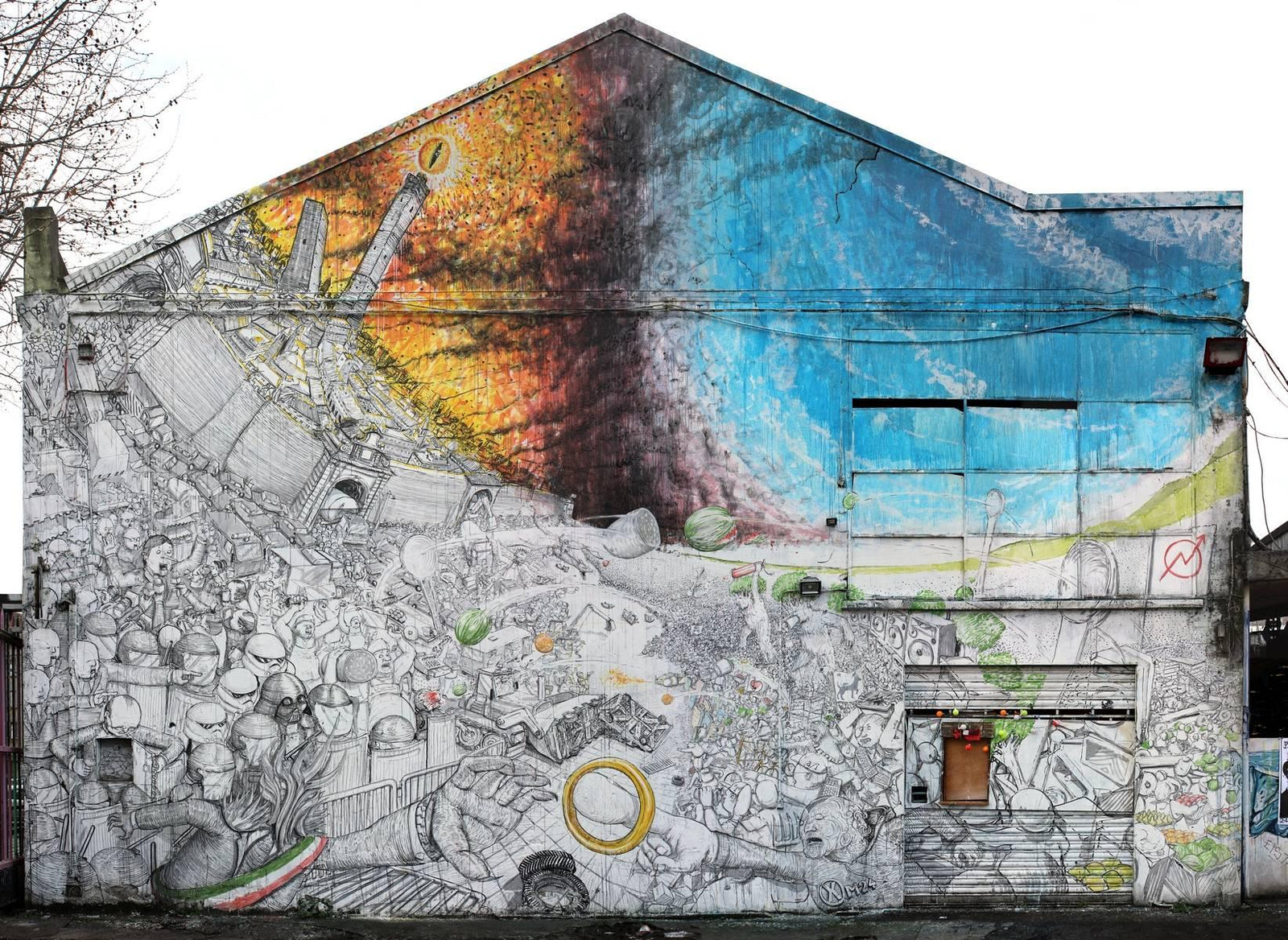 The Political Street Art of BLU