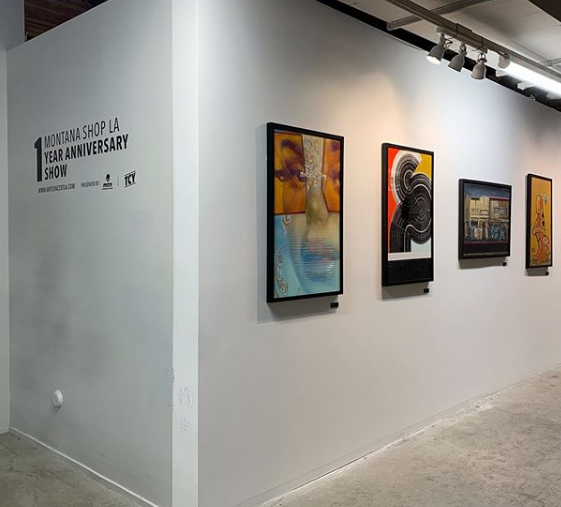 Montana Shop Los Angeles - 1-Year Anniversary Show Artwork