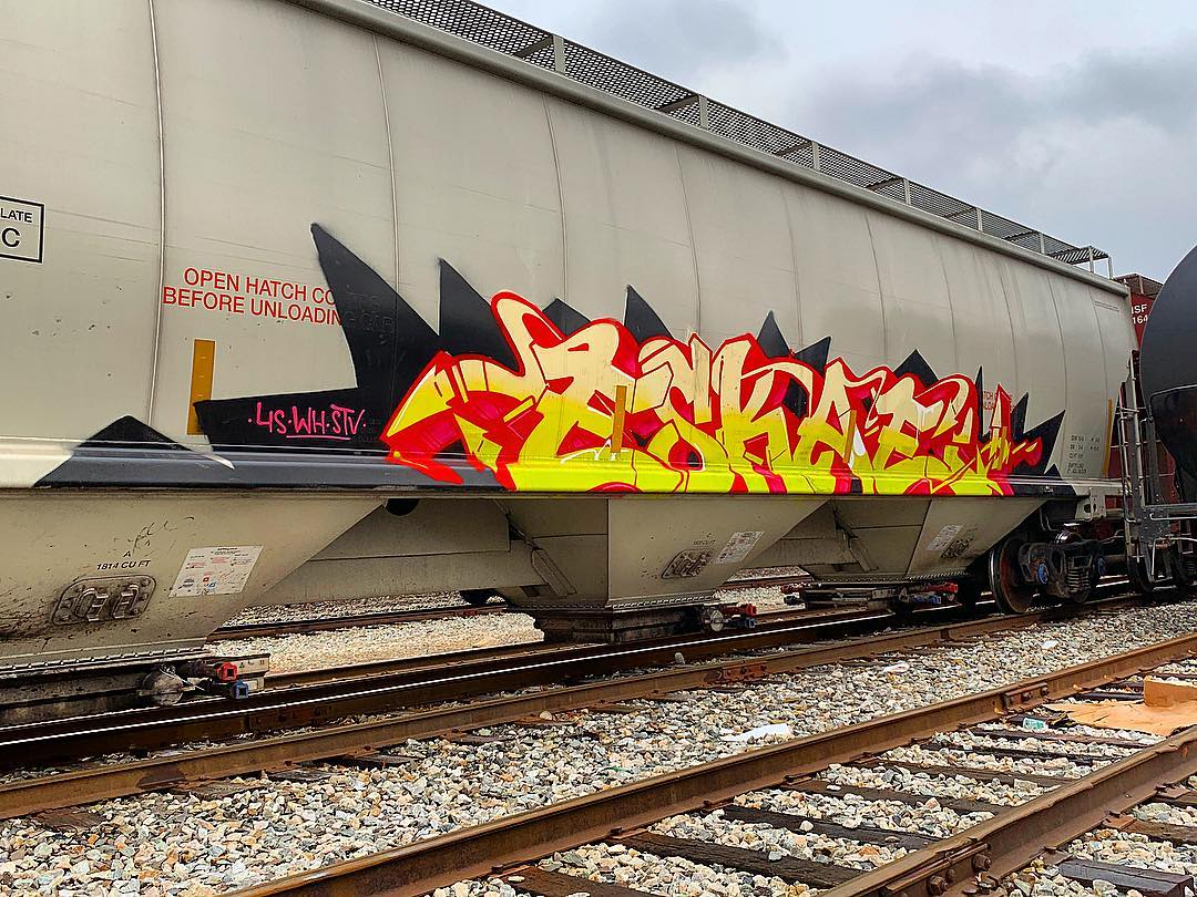 5 Freight Graffiti Artists You Need to know -ESKAE