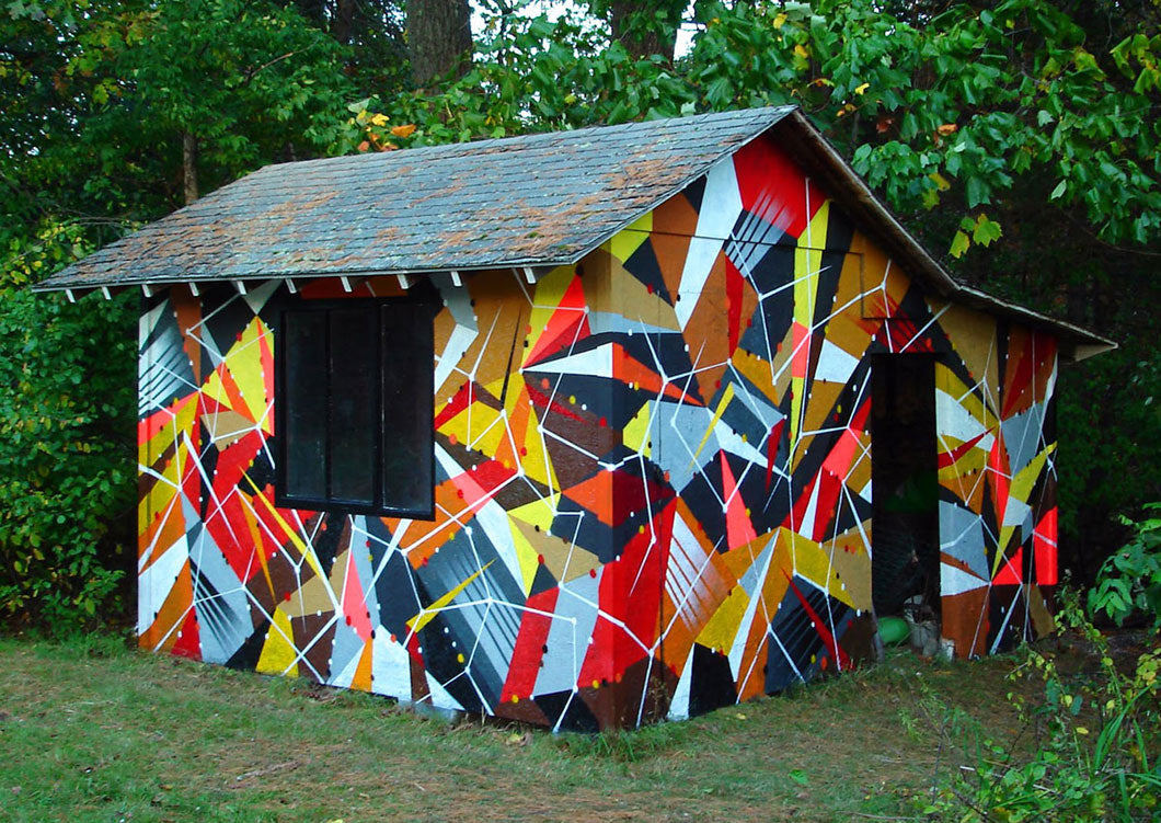 The Abstract Shapes and Colors of Street Artist Matt W Moore