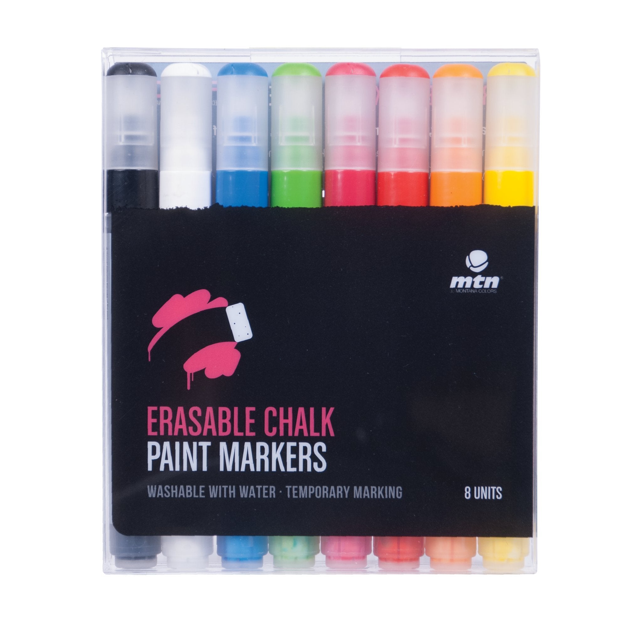 MTN PRO Erasable Chalk Paint Marker 8 Pack | Spray Planet