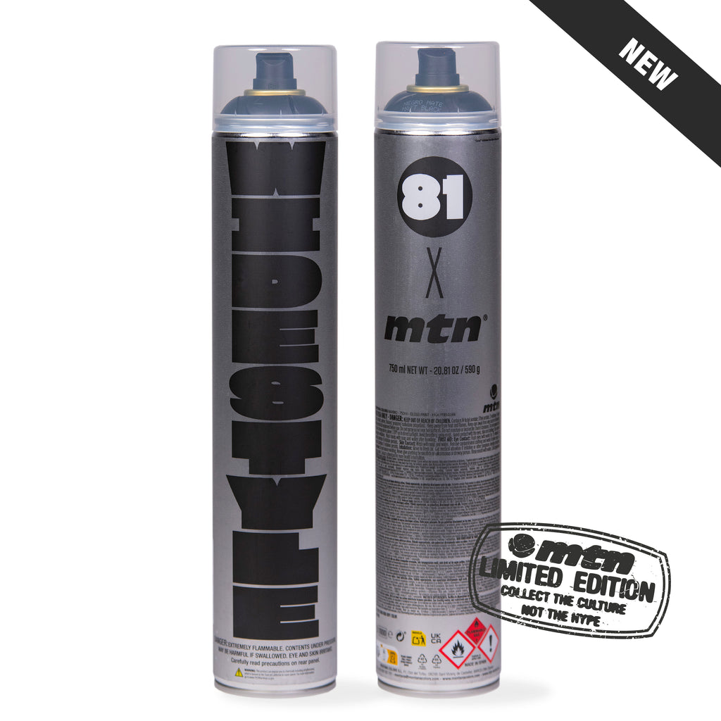 MTN X 81 WIDESTYLE - Black Limited Edition Spray Paint | Spray