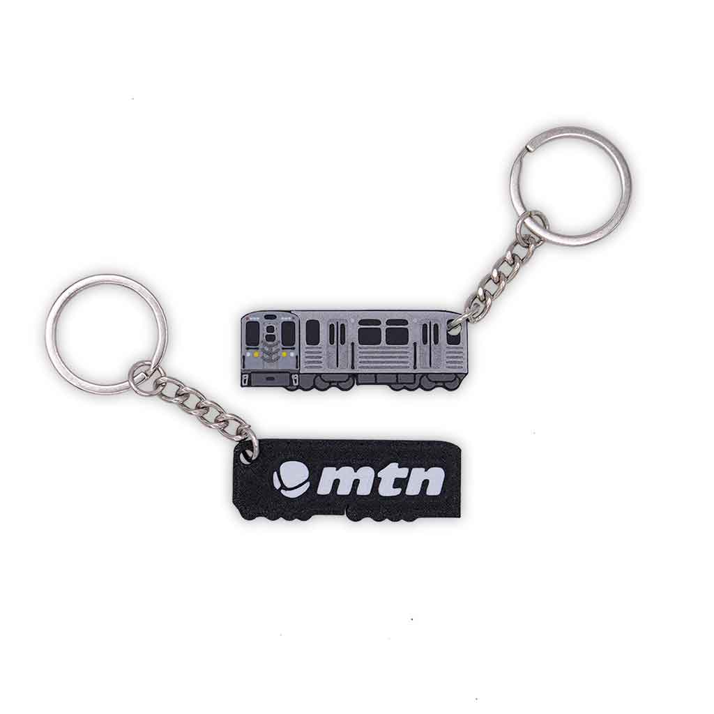 MTN Chicago CTA Keychain
