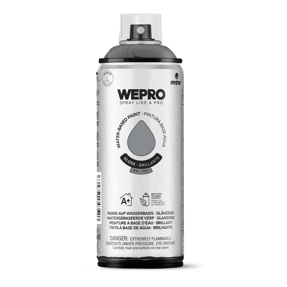 MTN WEPRO Water-Based Paint - Apolo Grey Gloss