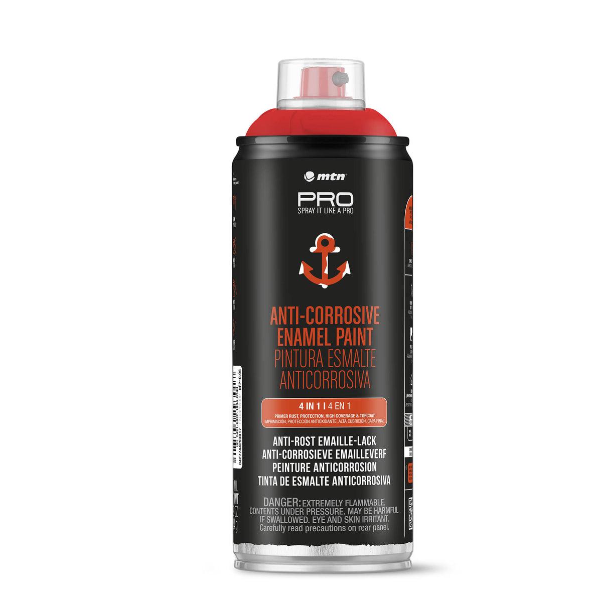 MTN WEPRO Anti-Corrosive Enamel Paint - Red RAL 3000