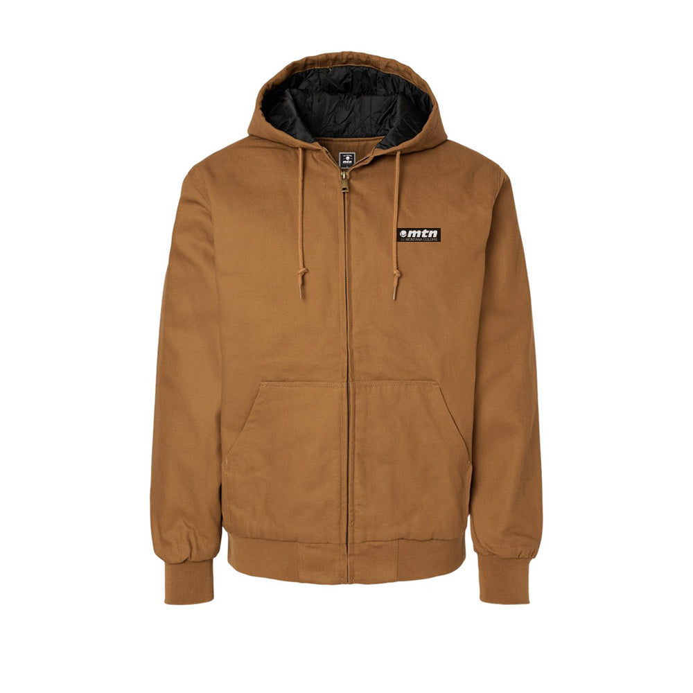 MTN Insulated Canvas Work Jacket - Brown
