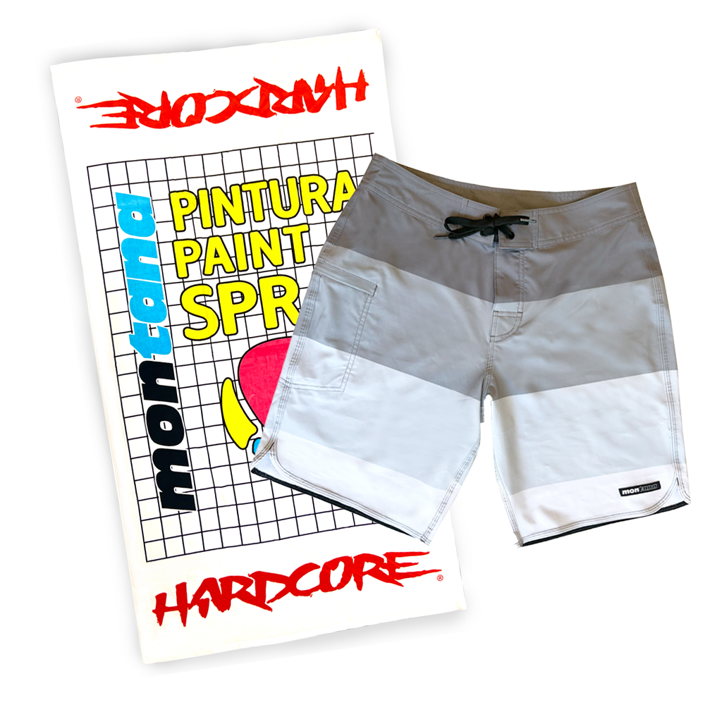 MTN Hardcore Towel + Boardshort Combo