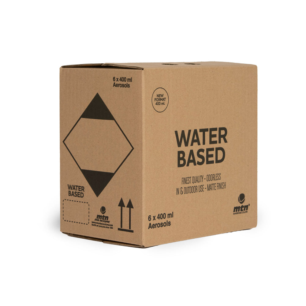 MTN Water Based 400 Spray Paint 6 Pack - Light Grey