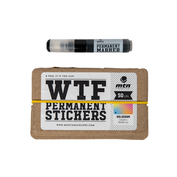 WTF Permanent<br>Stickers (Hologram)
