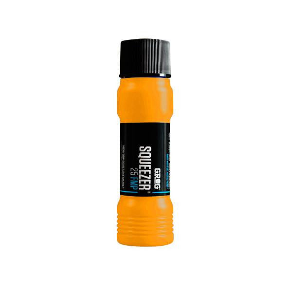 Grog Full Metal Paint Squeezer - 25mm - Neon Orange