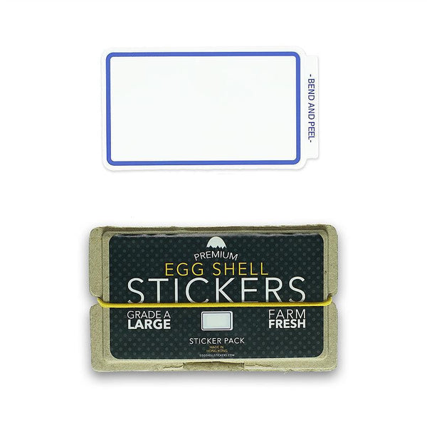 Egg Shell Blue Line Border Blanks | Spray Planet