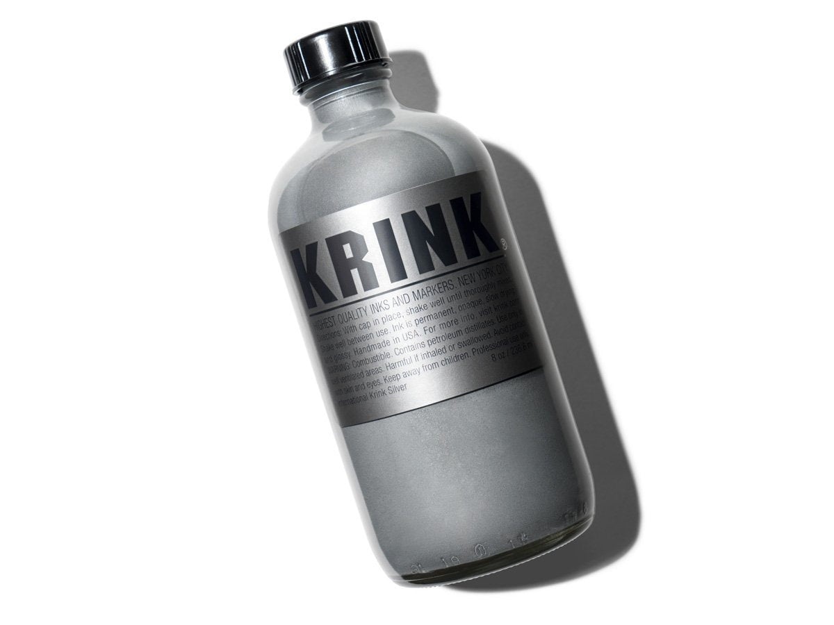 Krink - International Krink Silver 8oz Bottle
