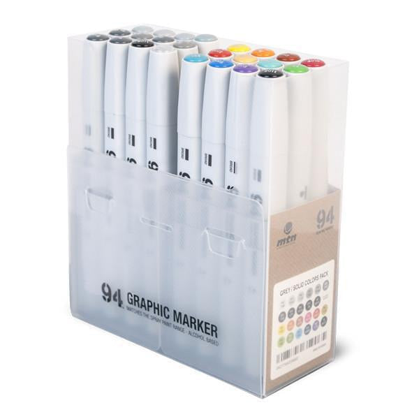 Montana Colors MTN 94 Graphic Marker 24 Pack with Greyscale