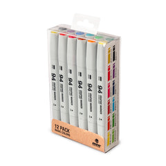 MTN 94 Graphic Marker 12 Pack - Primary