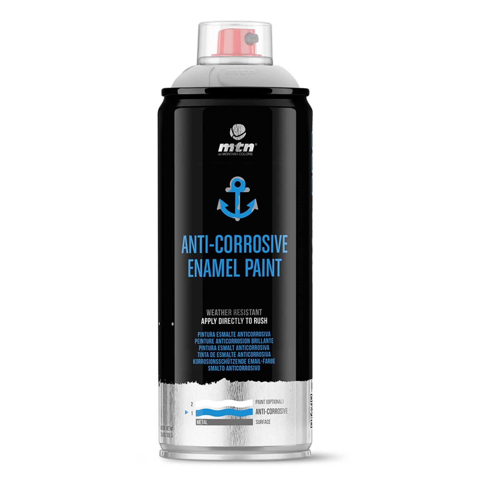 MTN PRO Anti Corrosive Enamel Spray Paint White Spray Planet sprayplanet