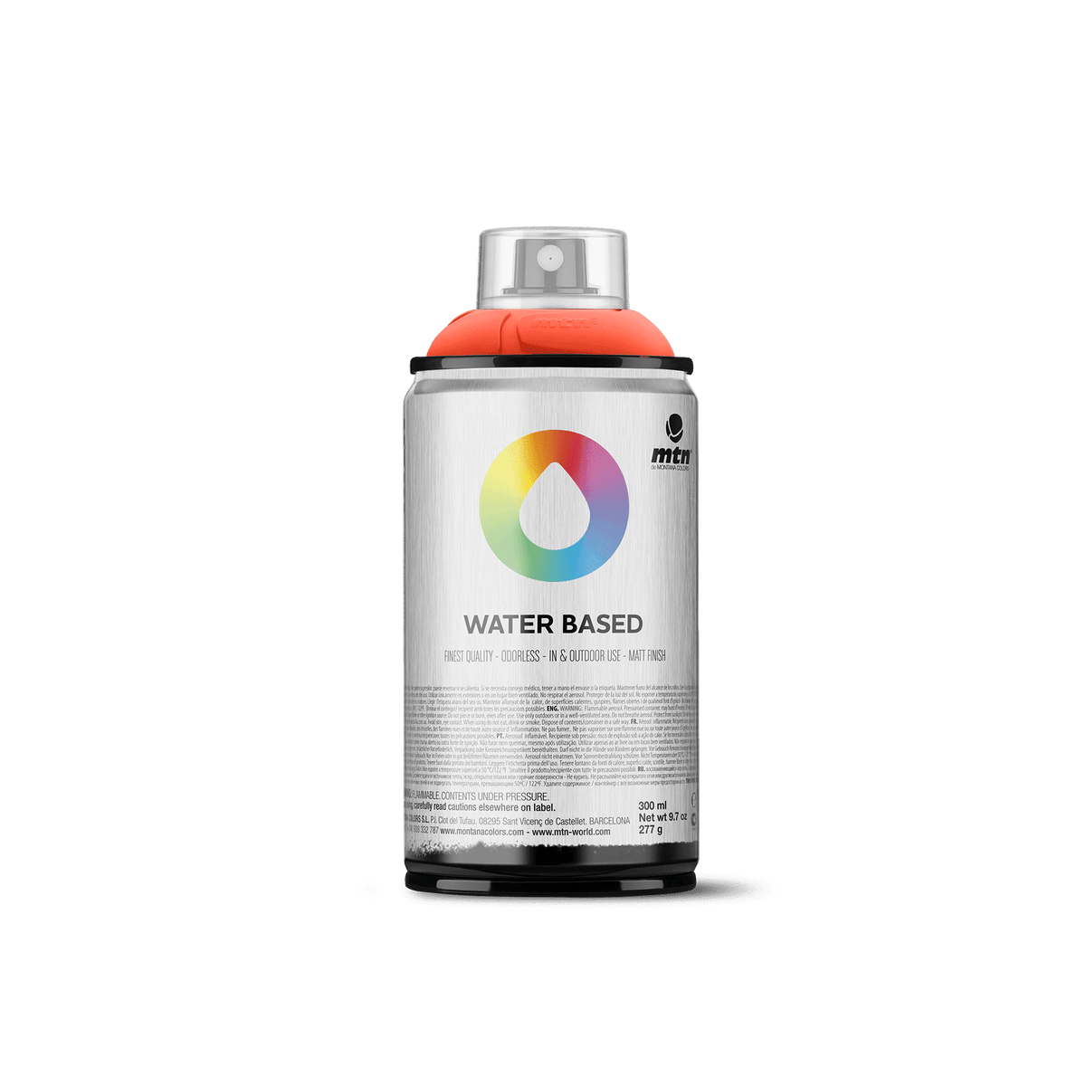MTN Water Based 300 Spray Paint - Azo Orange Deep | Spray Planet
