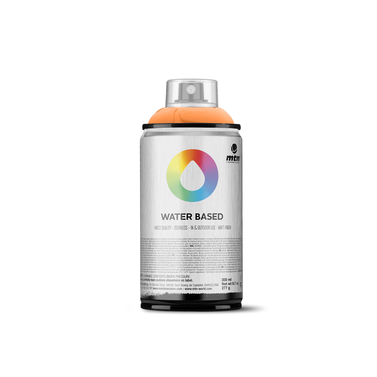 MTN Water Based 300 Spray Paint - Azo Orange Light | Spray Planet