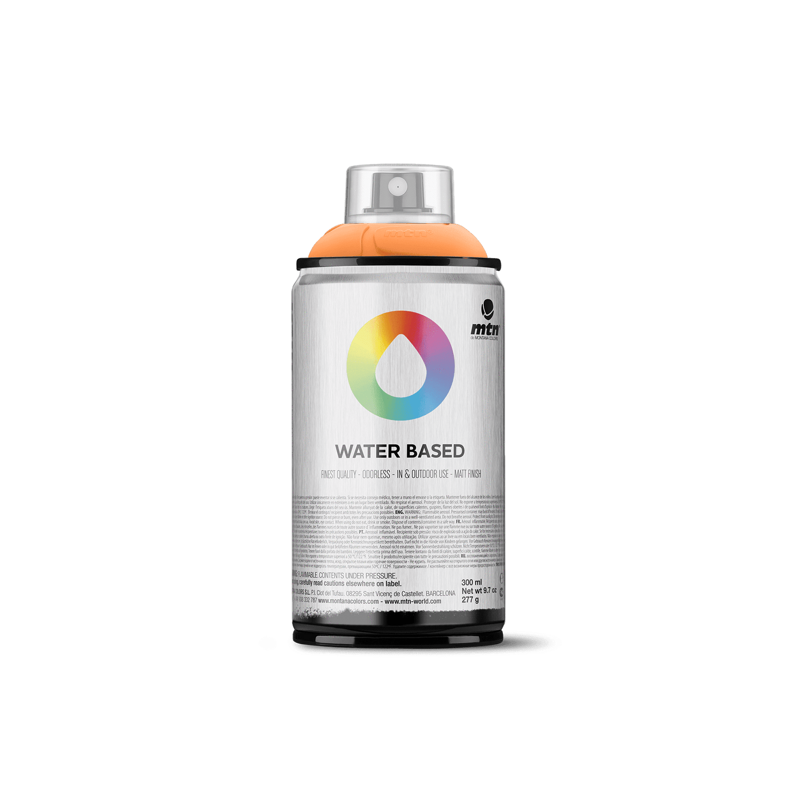 MTN Water Based 300 Spray Paint - Azo Orange Light | Spray Planet