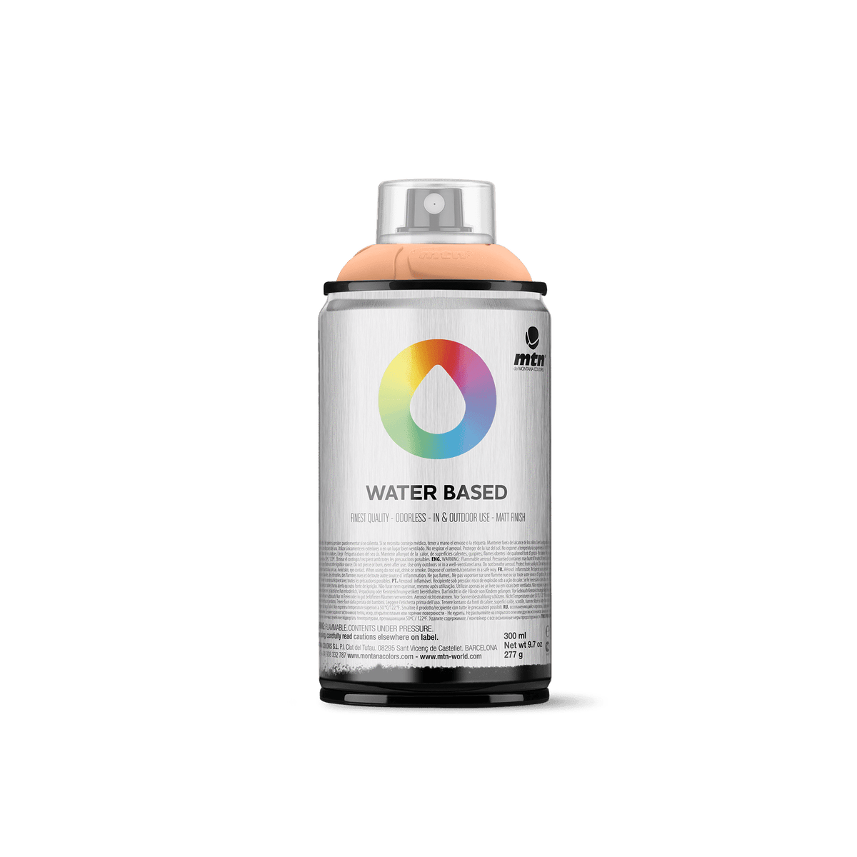 MTN Water Based 300 Spray Paint - Azo Orange Pale | Spray Planet