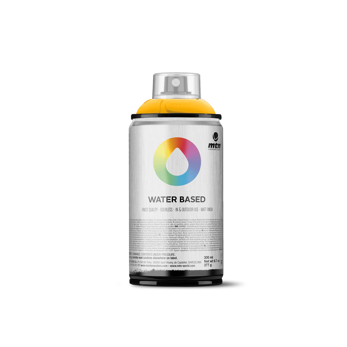 MTN Water Based 300 Spray Paint - Azo Yellow Deep | Spray Planet