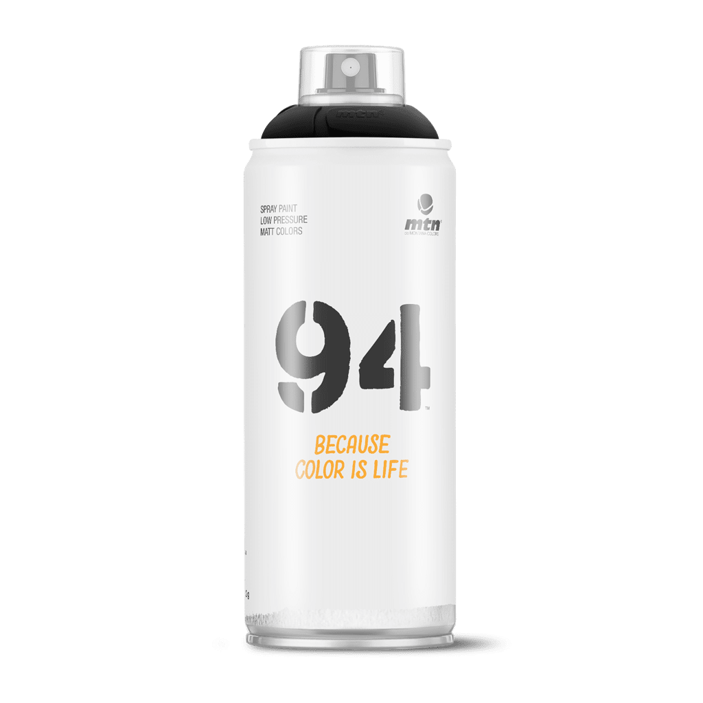 MTN 94 Spray Paint - Black | Spray Planet
