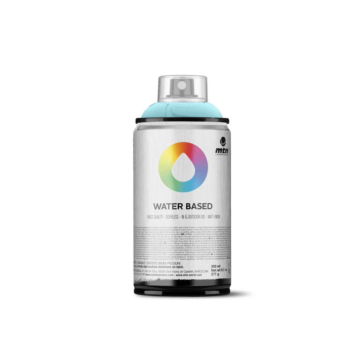 MTN Water Based 300 Spray Paint - Blue Green Light | Spray Planet