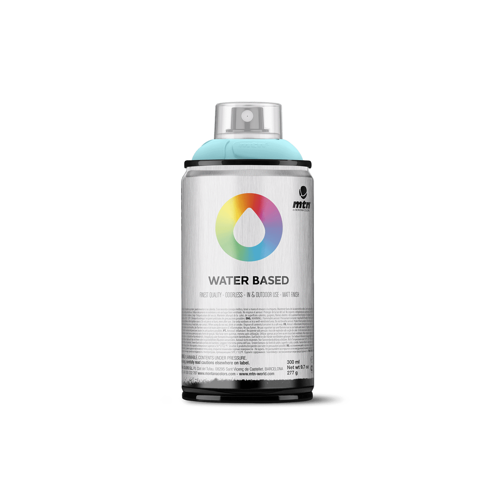 MTN Water Based 300 Spray Paint - Blue Green Light | Spray Planet