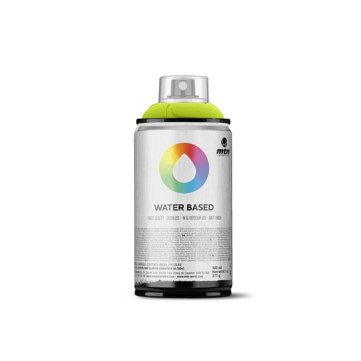 MTN Water Based 300 Spray Paint - Brilliant Yellow Green | Spray Planet