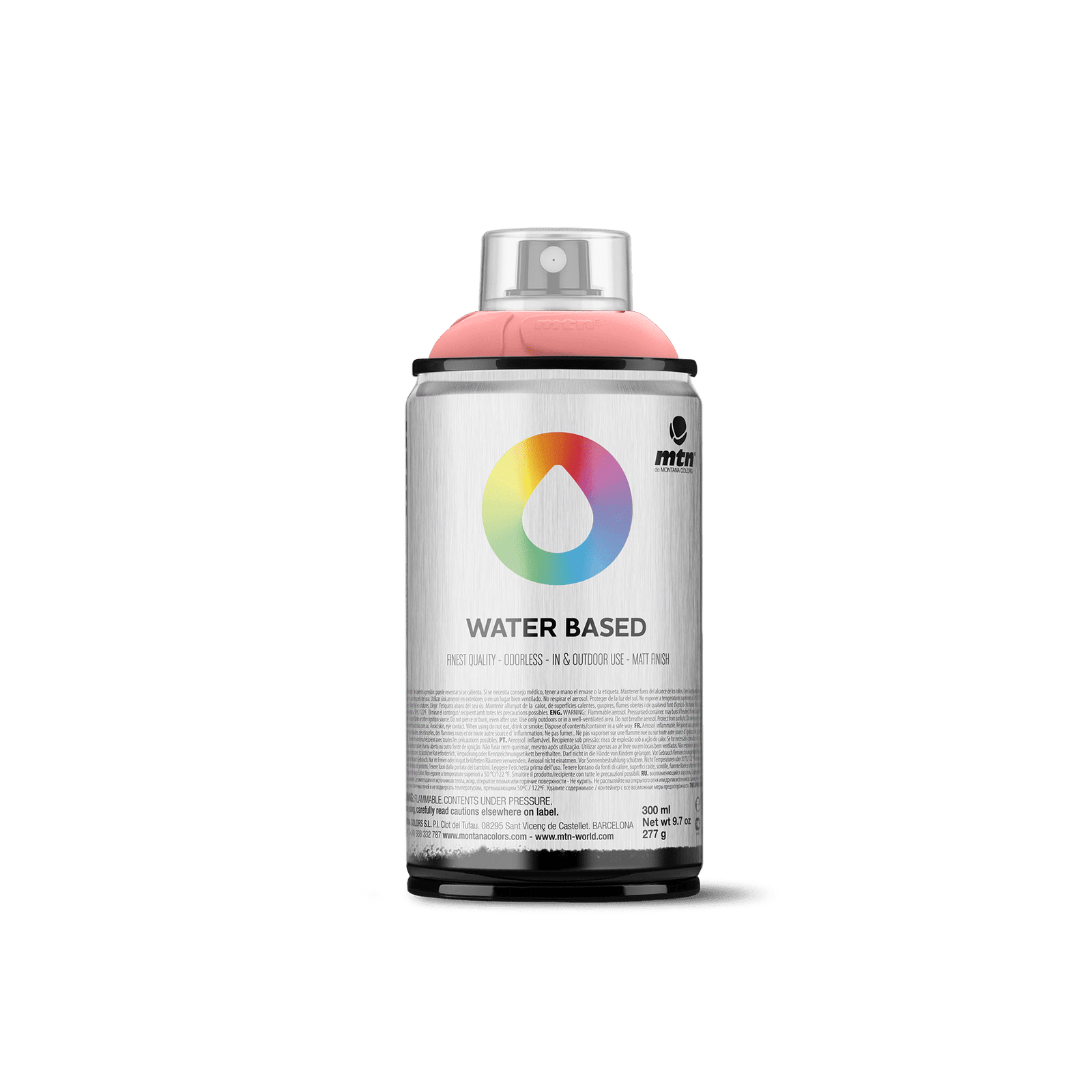 MTN Water Based 300 Spray Paint - Cadmium Red Pale | Spray Planet