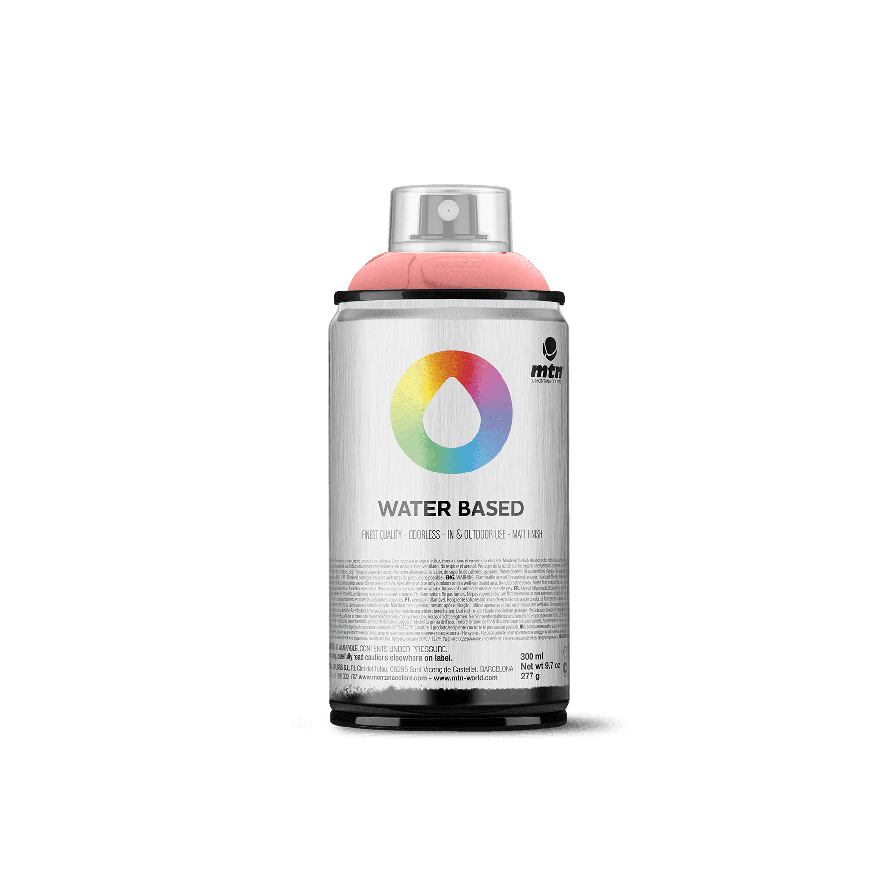 MTN Water Based 300 Spray Paint - Cadmium Red Pale | Spray Planet