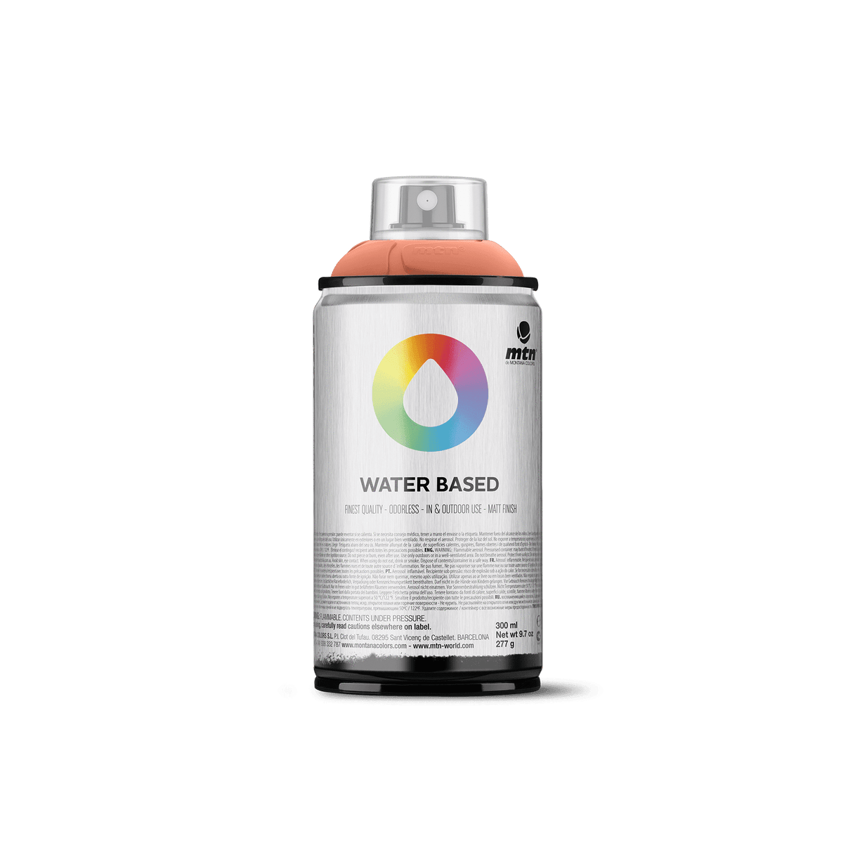 MTN Water Based 300 Spray Paint - Cadmium Red Light | Spray Planet