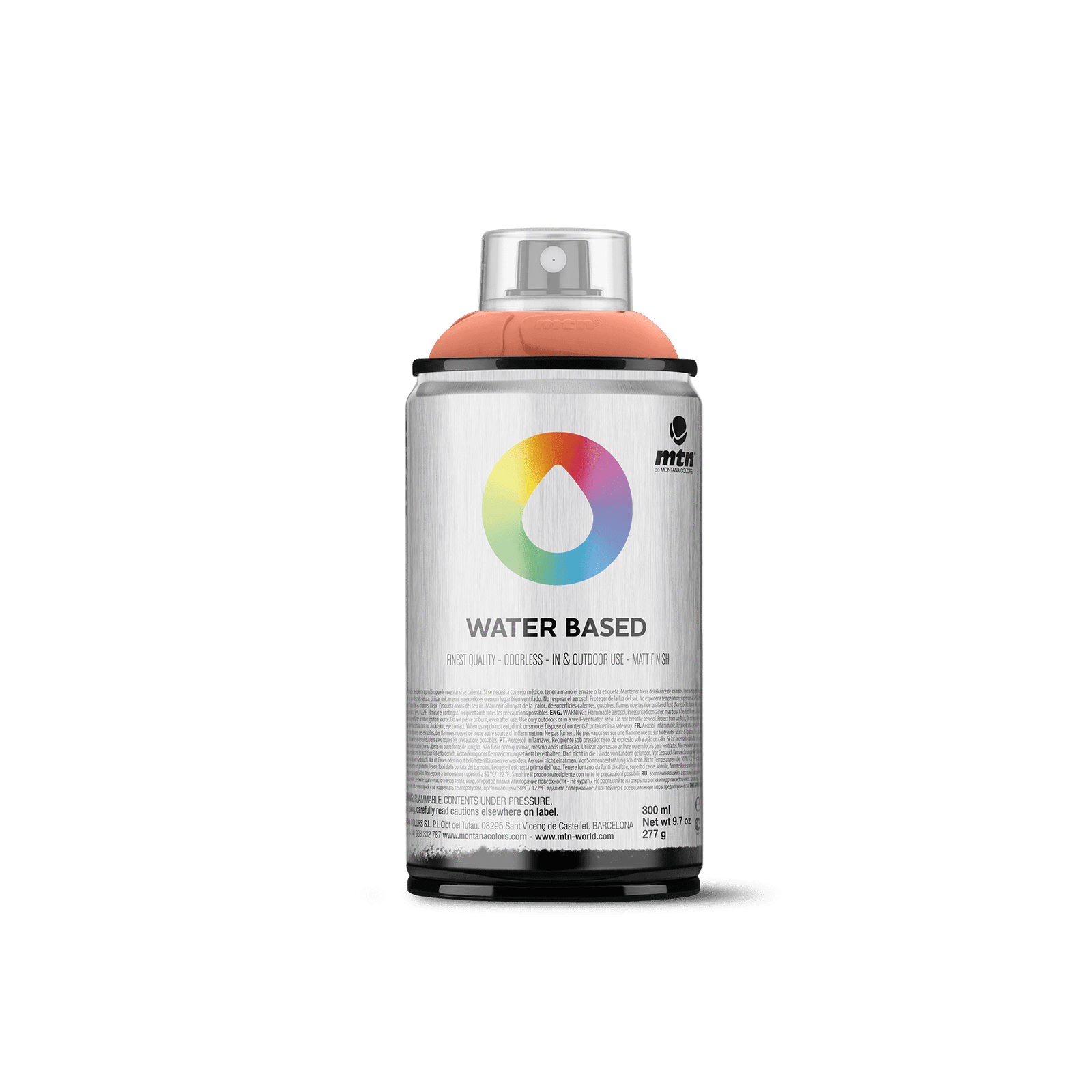 MTN Water Based 300 Spray Paint - Cadmium Red Light | Spray Planet
