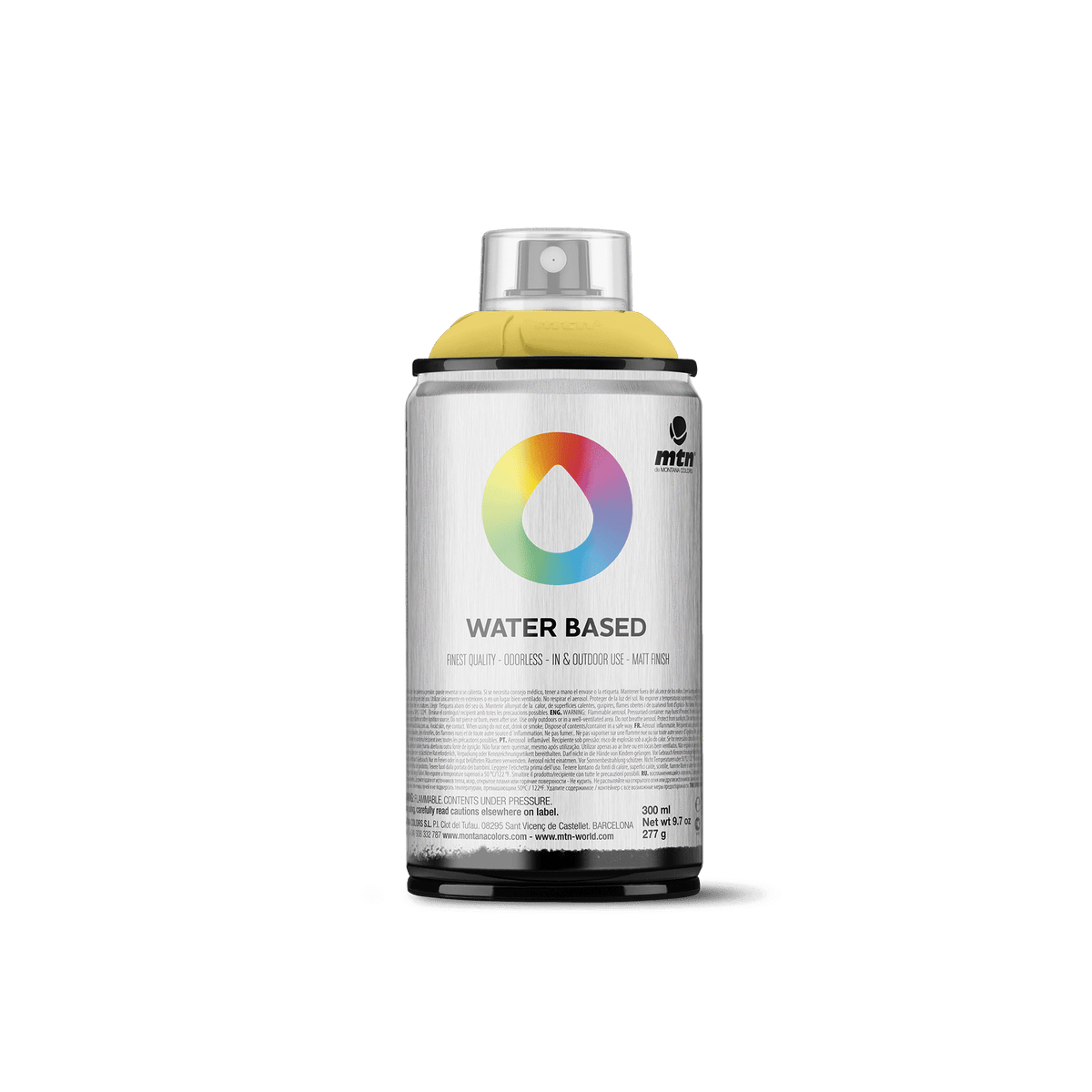MTN Water Based 300 Spray Paint - Cadmium Yellow Light | Spray Planet
