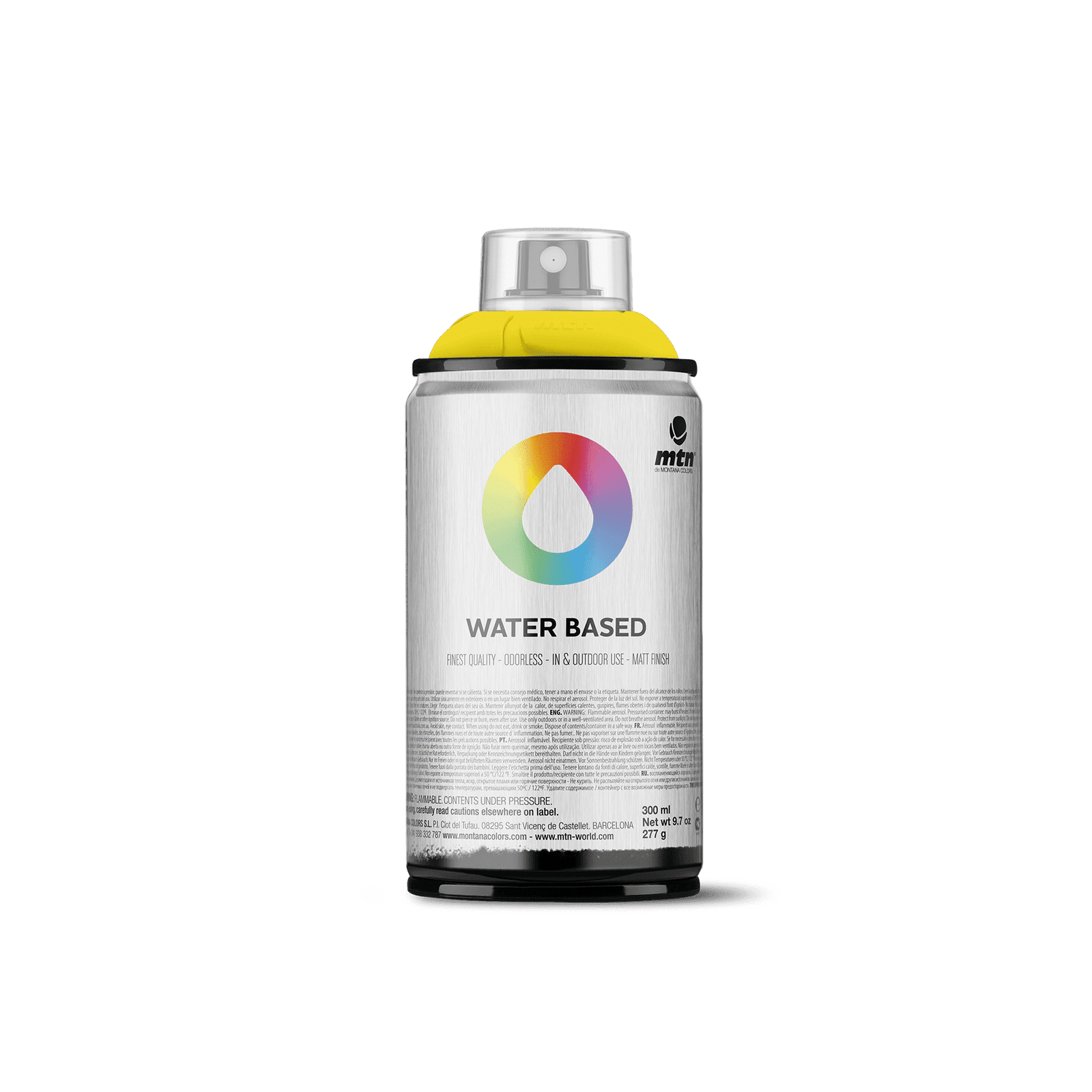 MTN Water Based 300 Spray Paint - Cadmium Yellow Medium | Spray Planet