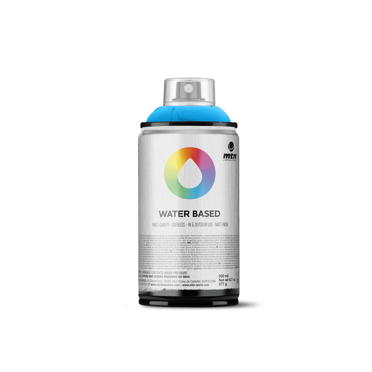 MTN Water Based 300 Spray Paint - Cerulean Blue | Spray Planet