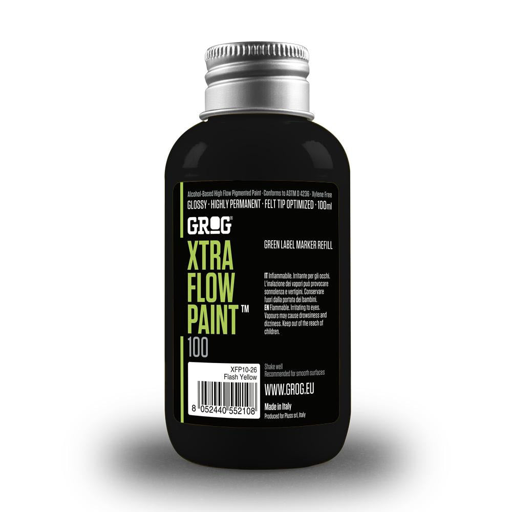 Grog Xtra Flow 100ml Paint Refill - Death Black