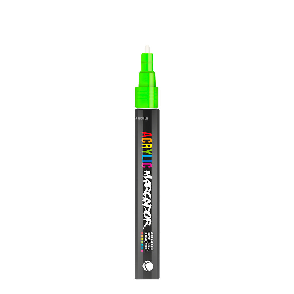 MTN Marcador Acrylic 1mm - Fluorescent Green
